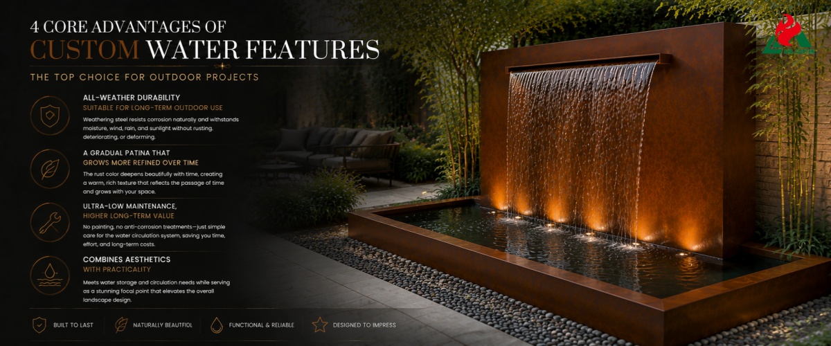 4 Core Advantages of Custom Water Features